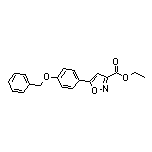 5-[4-(苄氧基)苯基]异噁唑-3-甲酸乙酯