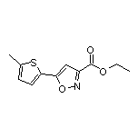 5-(5-甲基-2-噻吩基)异噁唑-3-甲酸乙酯