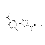 5-[5-氯-2-(三氟甲基)-4-吡啶基]异噁唑-3-甲酸乙酯