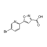 5-(5-溴-2-吡啶基)异噁唑-3-甲酸