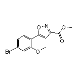 5-(4-溴-2-甲氧基苯基)异噁唑-3-甲酸甲酯