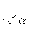 5-(4-溴-2-甲氧基苯基)异噁唑-3-甲酸乙酯