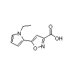 5-(1-乙基-2-吡咯基)异噁唑-3-甲酸