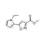 5-(1-乙基-2-吡咯基)异噁唑-3-甲酸甲酯