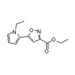 5-(1-乙基-2-吡咯基)异噁唑-3-甲酸乙酯