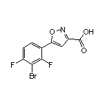 5-(3-溴-2,4-二氟苯基)异噁唑-3-甲酸