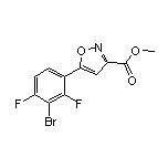 5-(3-溴-2,4-二氟苯基)异噁唑-3-甲酸甲酯