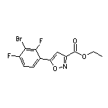 5-(3-溴-2,4-二氟苯基)异噁唑-3-甲酸乙酯