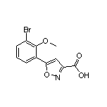 5-(3-溴-2-甲氧基苯基)异噁唑-3-甲酸