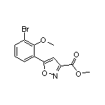5-(3-溴-2-甲氧基苯基)异噁唑-3-甲酸甲酯