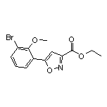 5-(3-溴-2-甲氧基苯基)异噁唑-3-甲酸乙酯