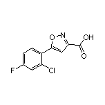 5-(2-氯-4-氟苯基)异噁唑-3-甲酸