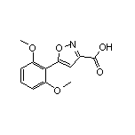 5-(2,6-二甲氧基苯基)异噁唑-3-甲酸