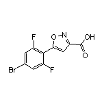 5-(4-溴-2,6-二氟苯基)异噁唑-3-甲酸