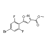 5-(4-溴-2,6-二氟苯基)异噁唑-3-甲酸甲酯
