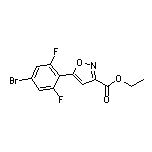 5-(4-溴-2,6-二氟苯基)异噁唑-3-甲酸乙酯