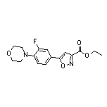 5-[3-氟-4-(4-吗啉基)苯基]异噁唑-3-甲酸乙酯