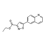 5-(6-喹啉基)异噁唑-3-甲酸乙酯