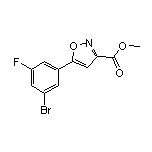 5-(3-溴-5-氟苯基)异噁唑-3-甲酸甲酯