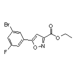 5-(3-溴-5-氟苯基)异噁唑-3-甲酸乙酯