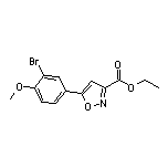 5-(3-溴-4-甲氧基苯基)异噁唑-3-甲酸乙酯