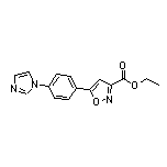 5-[4-(1-咪唑基)苯基]异噁唑-3-甲酸乙酯