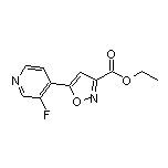 5-(3-氟-4-吡啶基)异噁唑-3-甲酸乙酯
