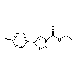 5-(5-甲基-2-吡啶基)异噁唑-3-甲酸乙酯