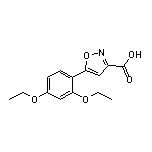 5-(2,4-二乙氧基苯基)异噁唑-3-甲酸