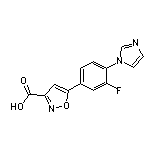 5-[3-氟-4-(1-咪唑基)苯基]异噁唑-3-甲酸