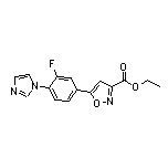 5-[3-氟-4-(1-咪唑基)苯基]异噁唑-3-甲酸乙酯