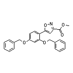 5-[2,4-双(苄氧基)苯基]异噁唑-3-甲酸甲酯