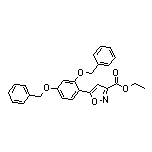 5-[2,4-双(苄氧基)苯基]异噁唑-3-甲酸乙酯