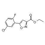 5-(5-氯-2-氟苯基)异噁唑-3-甲酸乙酯