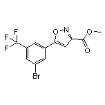5-[3-溴-5-(三氟甲基)苯基]异噁唑-3-甲酸甲酯