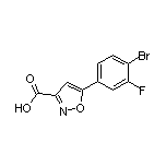 5-(4-溴-3-氟苯基)异噁唑-3-甲酸