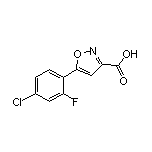 5-(4-氯-2-氟苯基)异噁唑-3-甲酸