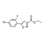 5-(4-氯-2-氟苯基)异噁唑-3-甲酸乙酯