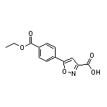 5-[4-(乙氧基羰基)苯基]异噁唑-3-甲酸