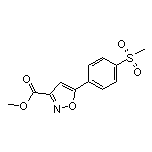 5-[4-(甲砜基)苯基]异噁唑-3-甲酸甲酯