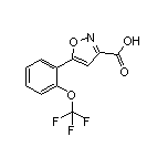 5-[2-(三氟甲氧基)苯基]异噁唑-3-甲酸