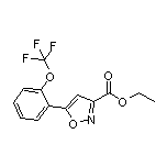 5-[2-(三氟甲氧基)苯基]异噁唑-3-甲酸乙酯
