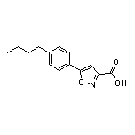5-(4-丁基苯基)异噁唑-3-甲酸