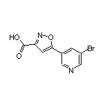 5-(5-溴-3-吡啶基)异噁唑-3-甲酸