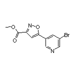 5-(5-溴-3-吡啶基)异噁唑-3-甲酸甲酯