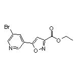 5-(5-溴-3-吡啶基)异噁唑-3-甲酸乙酯