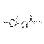 5-(4-溴-2-氟苯基)异噁唑-3-甲酸乙酯