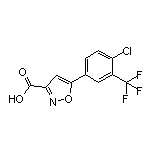 5-[4-氯-3-(三氟甲基)苯基]异噁唑-3-甲酸