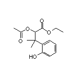 2-乙酰氧基-3-(2-羟基苯基)-3-甲基丁酸乙酯