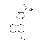 5-(4-甲氧基-1-萘基)异噁唑-3-甲酸